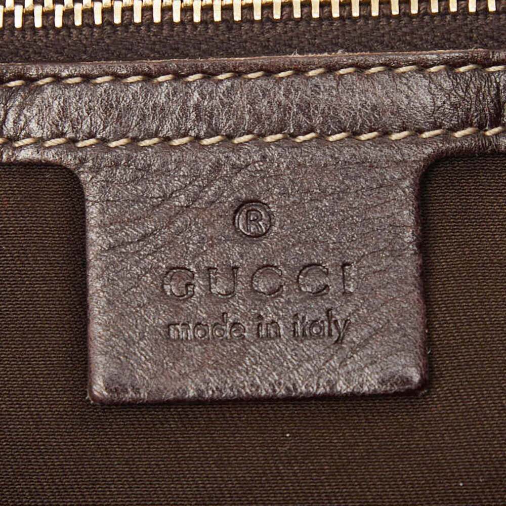 GUCCI Brown Leather Shoulder Bag - Picture 8 of 10
